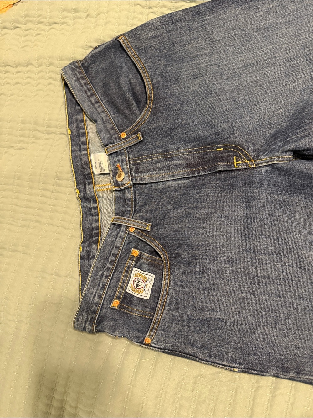 Classic Men's Blue Denim Jeans - Bootcut